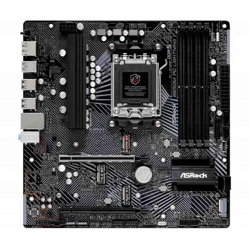 SCHEDA MADRE B650M PG LIGHTNING (90-MXBMV0-A0UAYZ) SK AM5