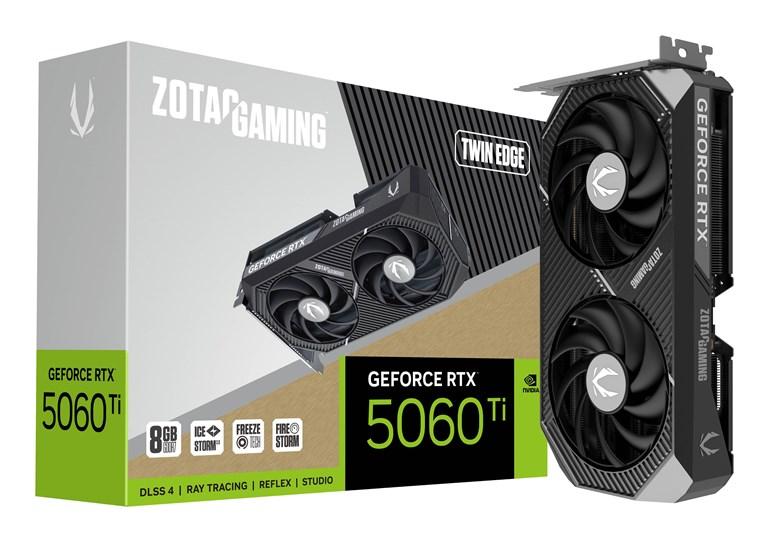 SCHEDA VIDEO GAMING GEFORCE RTX 5060 TI 8GB TWIN EDGE (ZT-B50610E-10M)