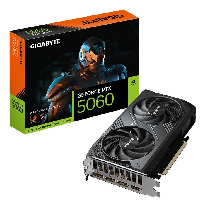 VERSIONE BULK SCHEDA VIDEO GAMING GEFORCE RTX 5060 WINDFORCE MAX OC 8GB (GV-N5060WF2MAX OC-8GD)
