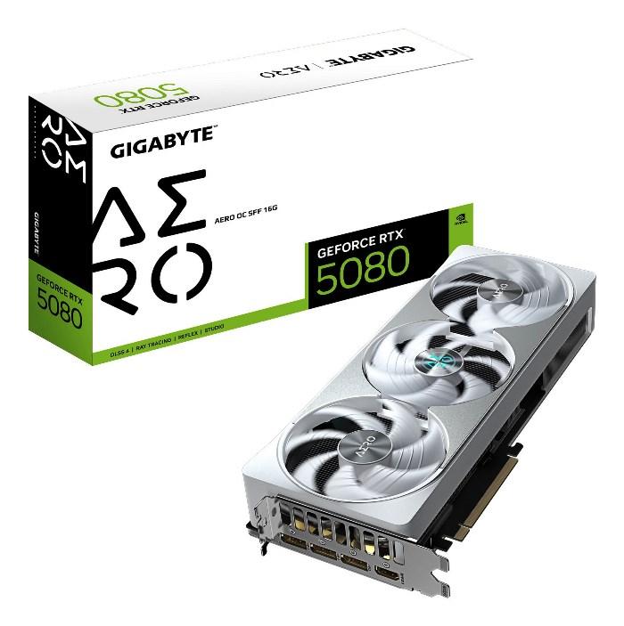 SCHEDA VIDEO GEFORCE RTX 5080 16 GB AERO OC SFF GDDR7 (GV-N5080AERO OC-16GD)