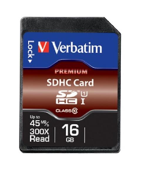 SECURE DIGITAL 16 GB (43962) CLASSE 10 (U1) 300X