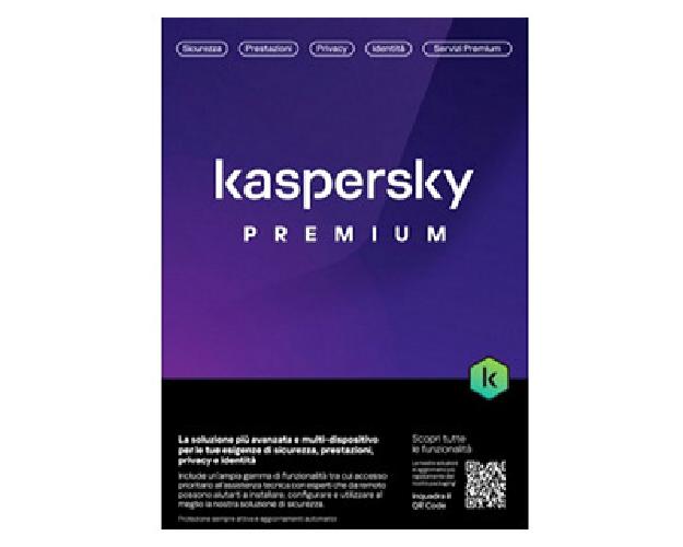 SOFTWARE ANTIVIRUS PREMIUM 1 ANNO 3 DISPOSITIVI ENVELOPE (KL1047T5CFS-ENV)