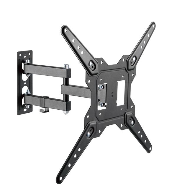 STAFFA BRACCIO SUPPORTO TV DOPPIO SNODO (RDM S15) PER TV DA 23" A 55"