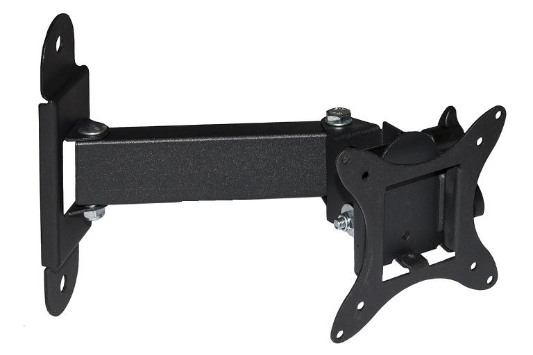 STAFFA SUPPORTO A PARETE 2 SNODI PER TV DA 14" A 27" (LKBR131)