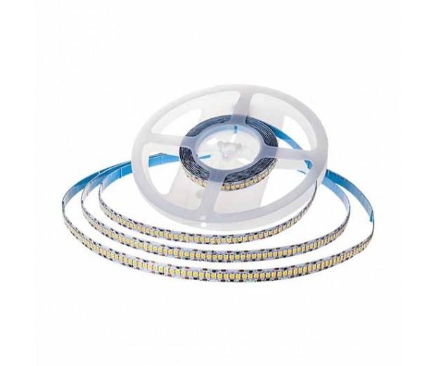 STRISCIA LED VT-2835 140LM/W 24V STRIP 5MT 12W/MT BIANCO FREDDO 6400K IP20 (212598)
