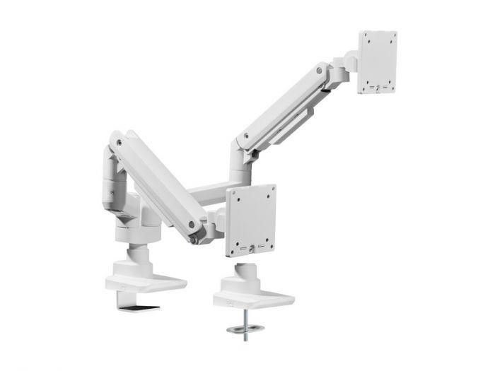 SUPPORTO DA TAVOLO HEAVY DUTY PER 2 MONITOR DA 17" A 35" (650183) BIANCO