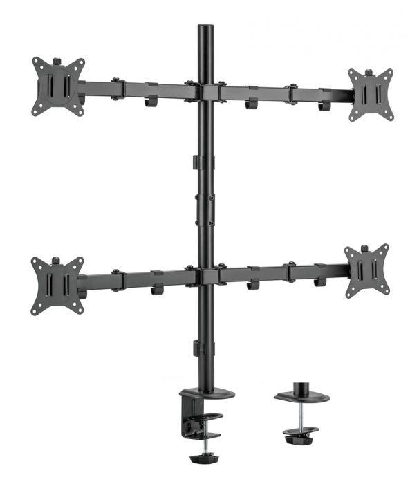 SUPPORTO DA TAVOLO PER 4 MONITOR DA 17" A 32" (650159)