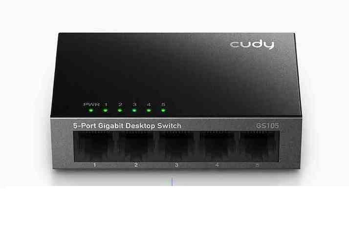 SWITCH RETE 5 PORTE 10/100/1000 (GS105)