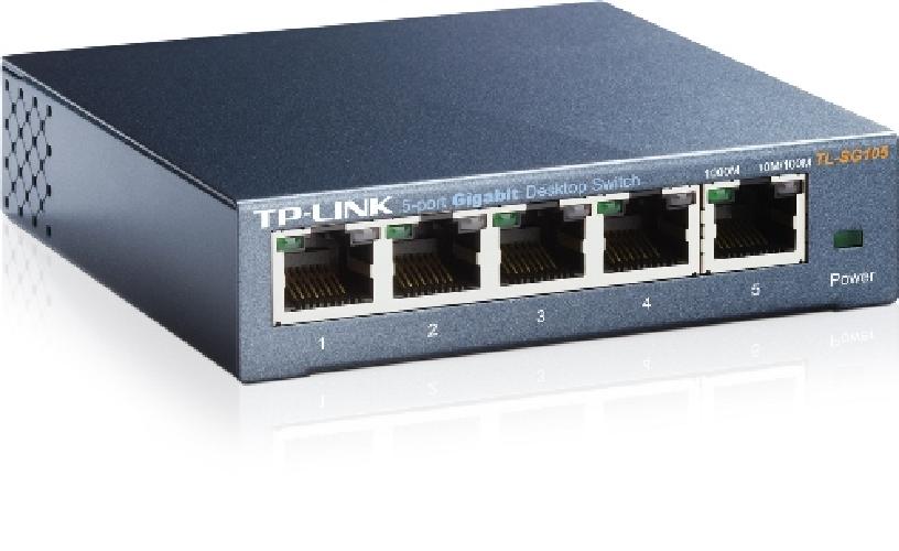 SWITCH RETE 5 PORTE TL-SG105