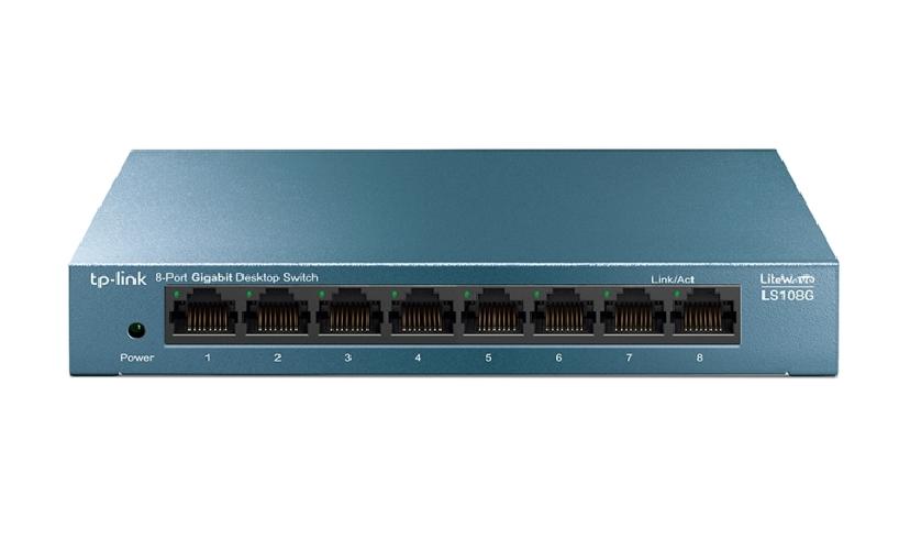 SWITCH RETE 8 PORTE 10/100/1000 LS108G