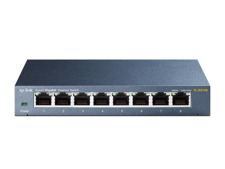 SWITCH RETE 8 PORTE TL-SG108 V3