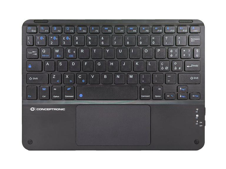 TASTIERA TOBIN01BIT BLUETOOTH CON TOUCH PAD - NERA