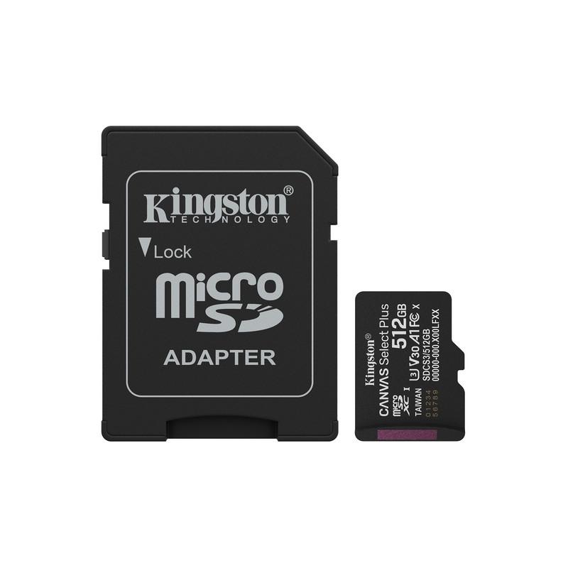 TRANS FLASH 512 GB CANVAS SELECT PLUS (SDCS3/512GB) CLASS 10