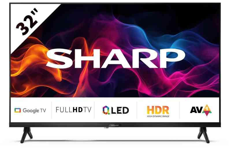 TV QLED 32" 32GF3265E FULL HD SMART TV WIFI DVB-T2 GOOGLE TV