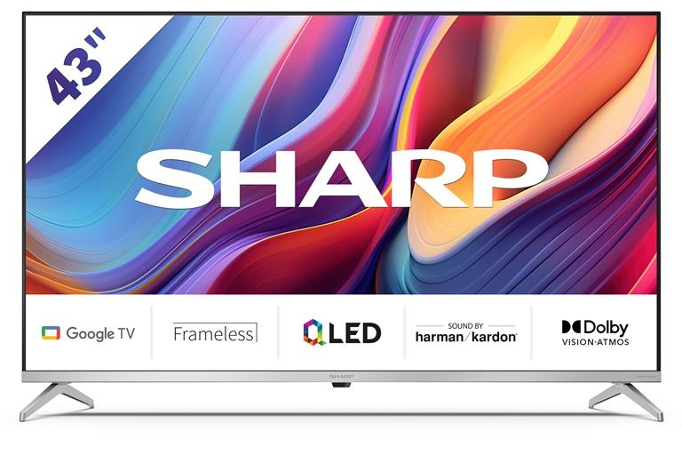 TV QLED 43" 43GP6265E ULTRA HD 4K SMART TV WIFI DVB-T2 GOOGLE TV