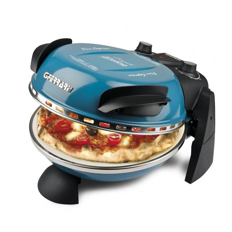 FORNO PER PIZZA ELETTRICO DELIZIA COPPER G10006 04 IN PIETRA REFRATTARIA -  BLU