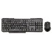 KIT TASTIERA E MOUSE KM-1105W WIRELESS NERA