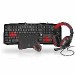 KIT TASTIERA + MOUSE + PAD + CUFFIE TM-GAMINGSET2 GAMING 2